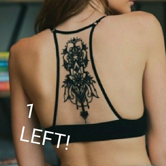 October Love Other - 🍒Black Embroidered Bralette🍒
